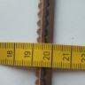 Рант кожаный коричневый, 0,5 м